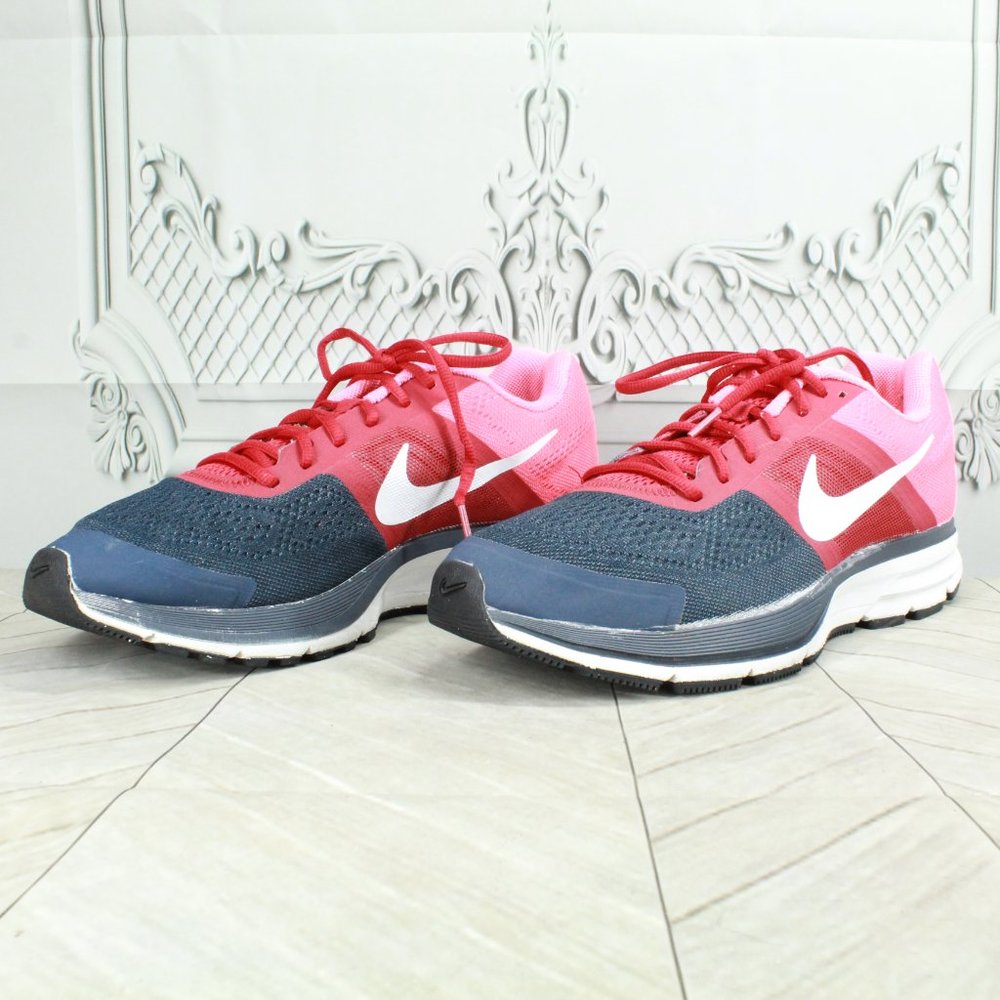 NIKE Air Pegasus 30 Red Blue Mesh Lace-up Running Shoes Sneakers Size 12 - Picture 2 of 9